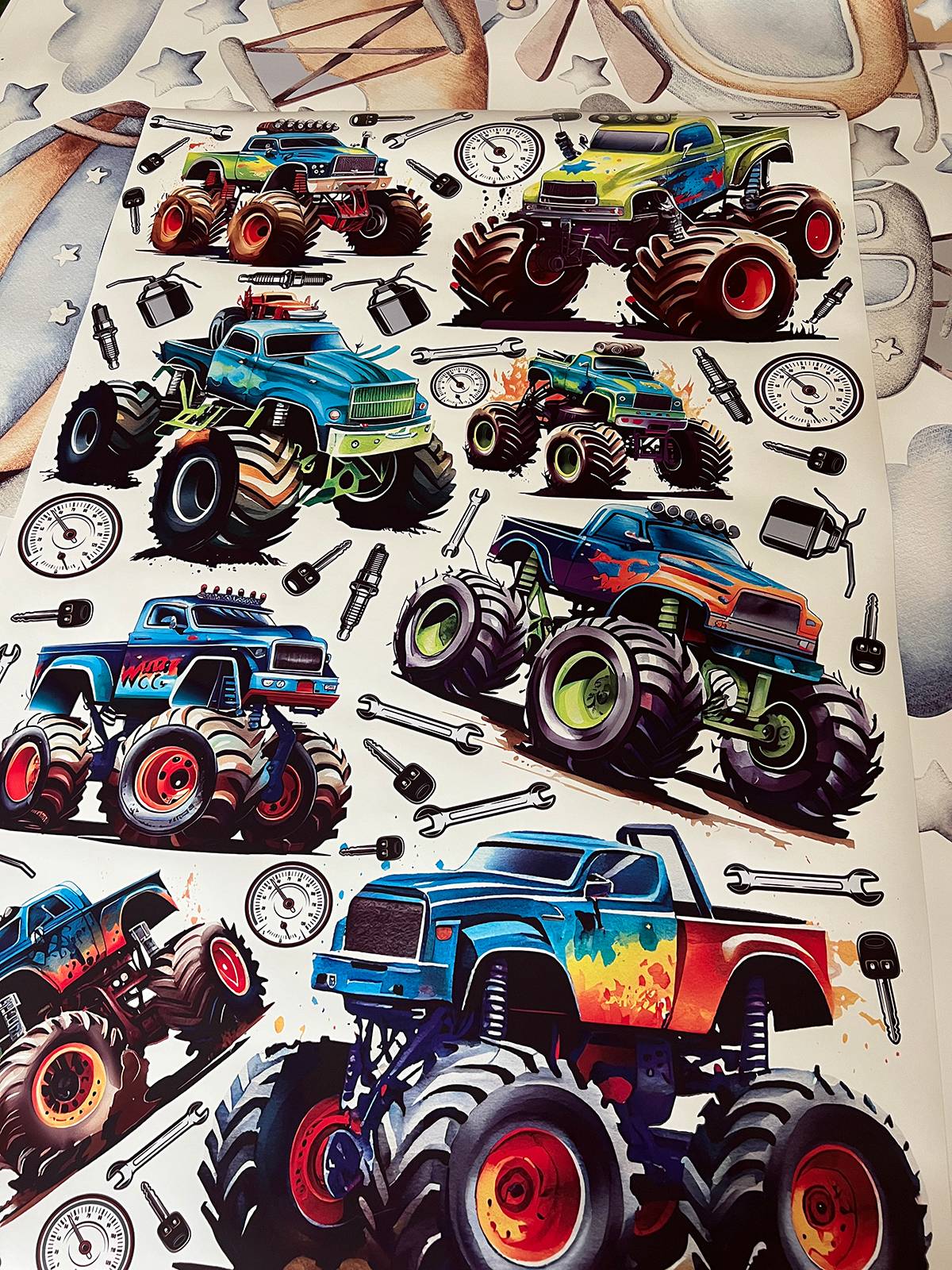 Monster Truck Wall Decals 2.0