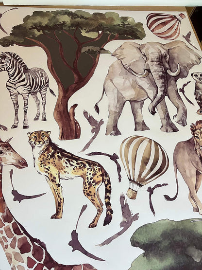 Africa Wall Decals 14.6