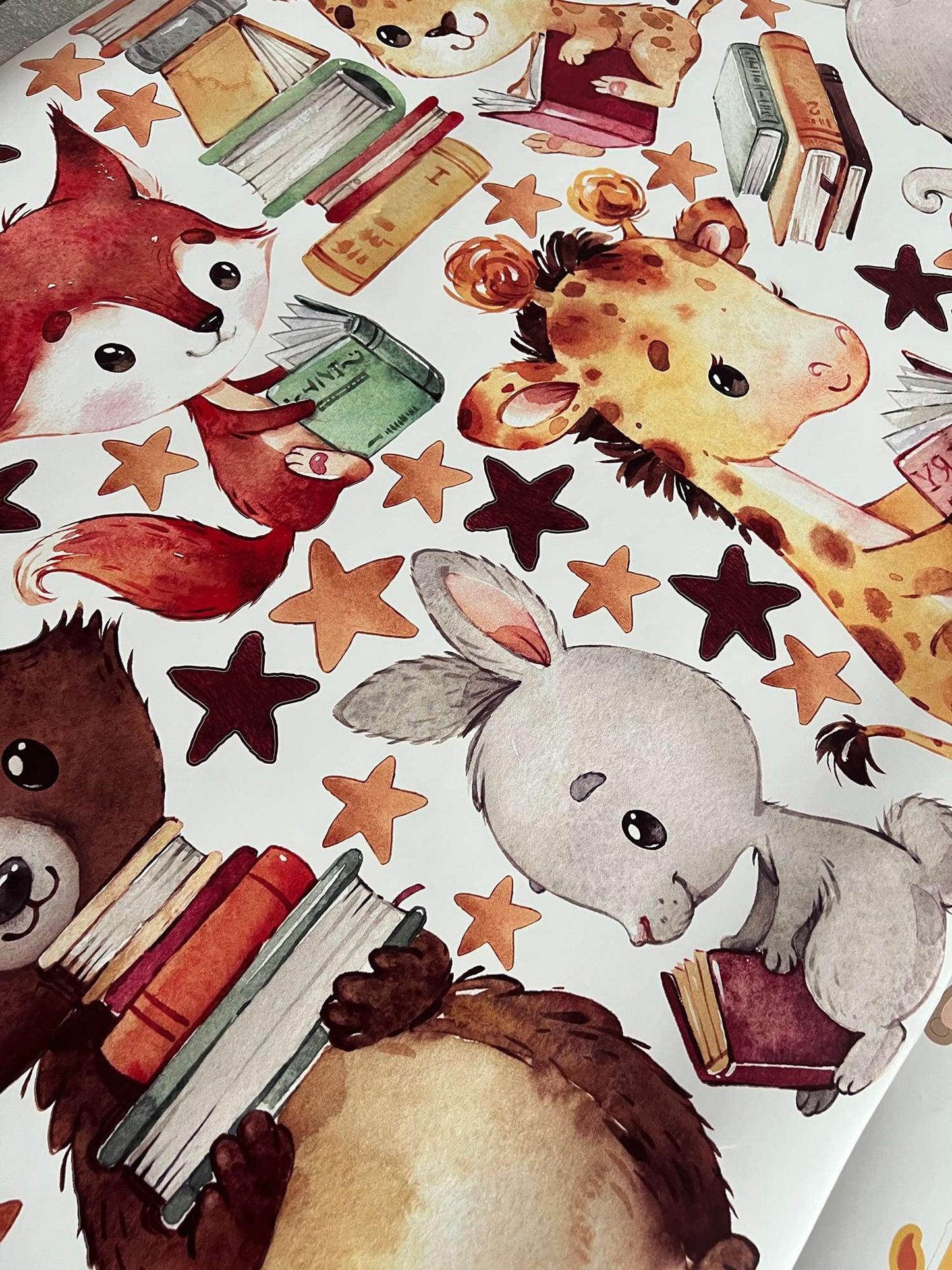 Reading Animals Wall Decals