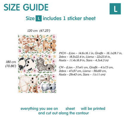 Animals Wall Decals 21.76