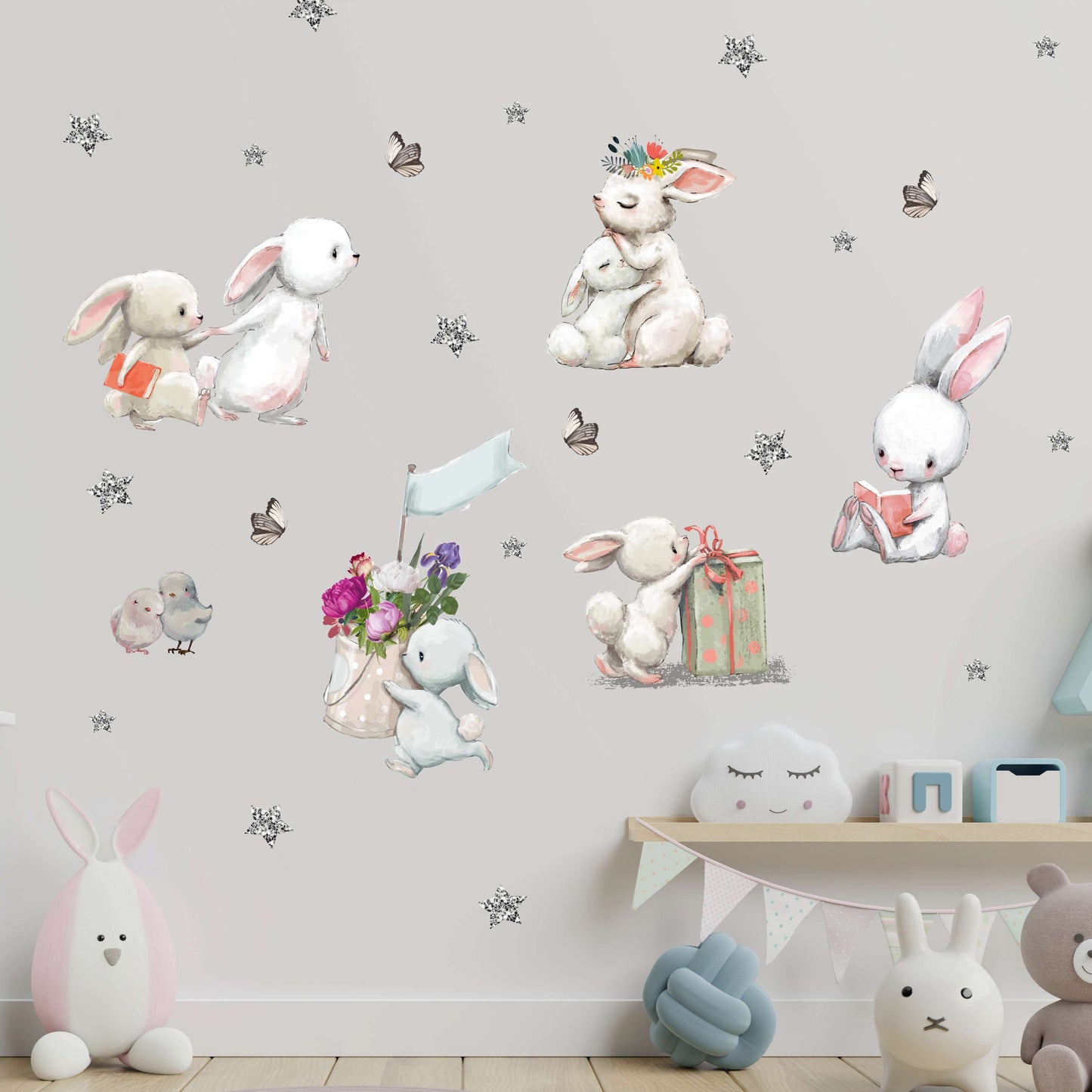 Bunnies Wall Decals 7.26