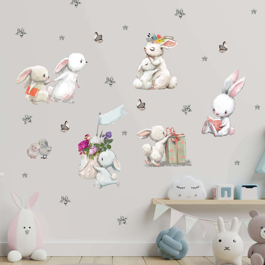 Bunnies Wall Decals 7.26