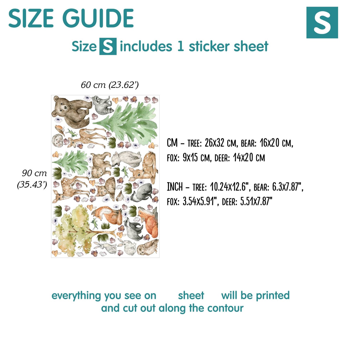 Forest Wall Decals 3.0