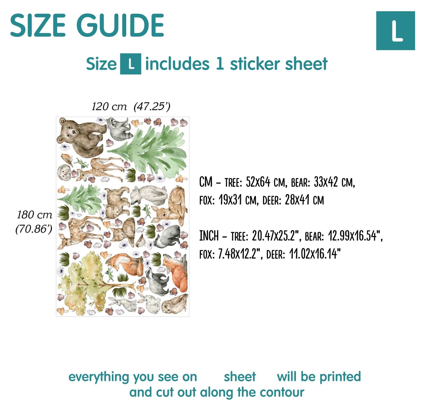 Forest Wall Decals 3.0