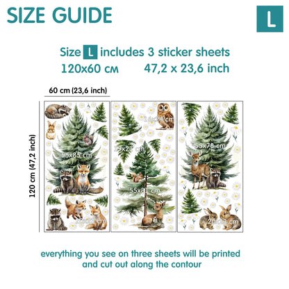 Forest Wall Decals 7.11