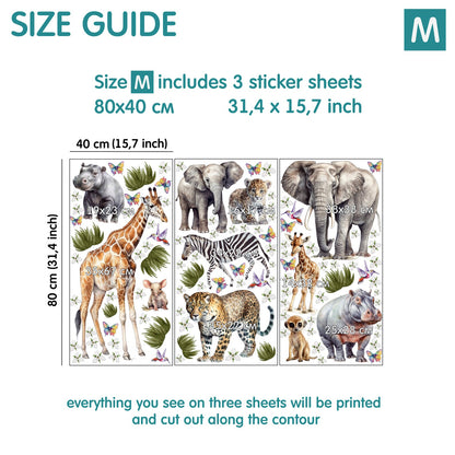 Savanna Wall Decals 10.8