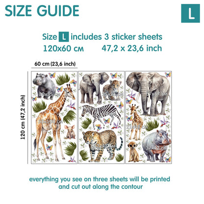 Savanna Wall Decals 10.8