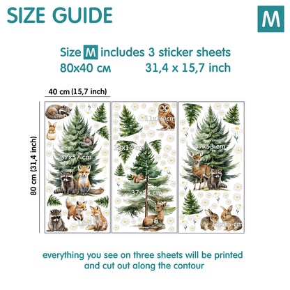 Forest Wall Decals 7.11