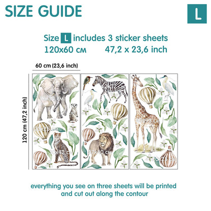 Africa Wall Decals 14.6