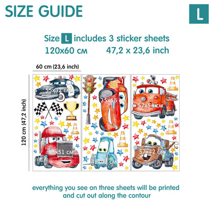 McQueen Cars Wall Decals