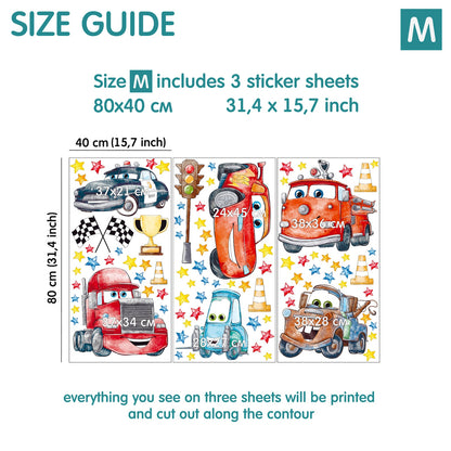 McQueen Cars Wall Decals