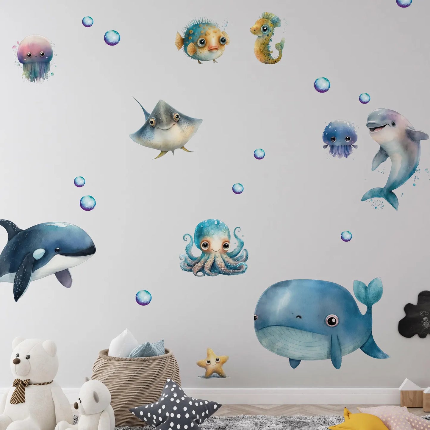 Ocean Wall Decals 15.12