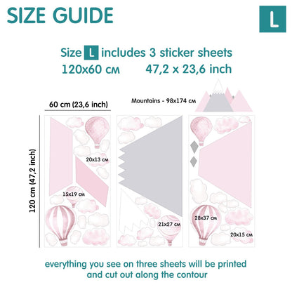 Mountains Wall Decals 3.0