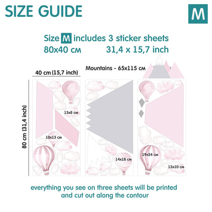 Mountains Wall Decals 3.0