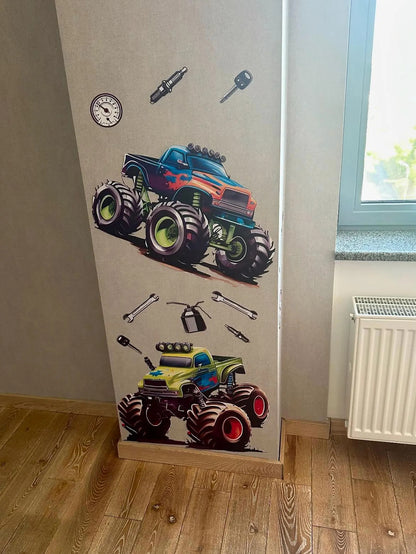 Monster Truck Wall Decals 2.0