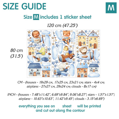 Airplane Wall Decals 7.18