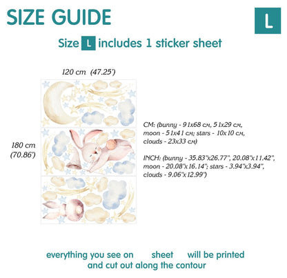 Bunnies Wall Decals 2.21