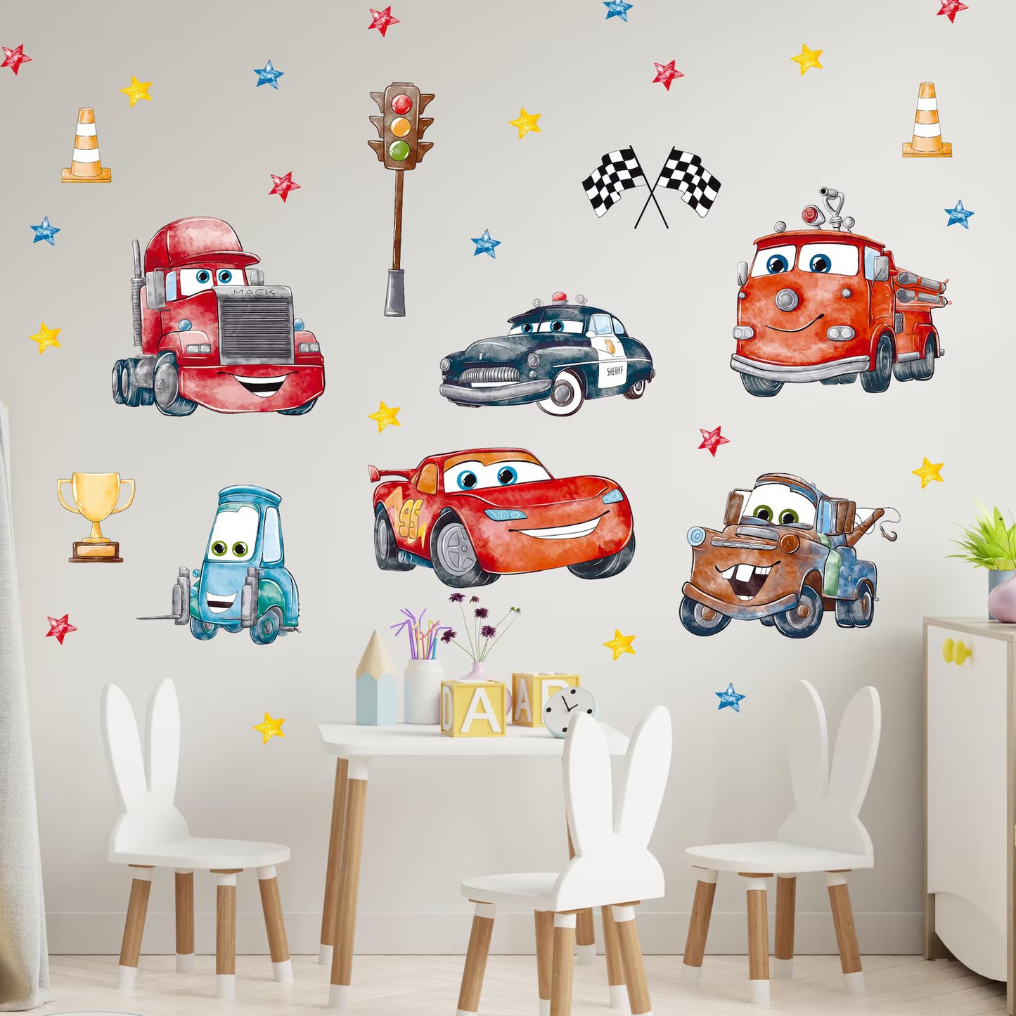 McQueen Cars Wall Decals