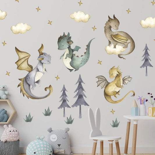 Dragons Wall decals 4.3