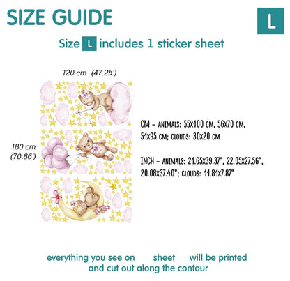 Bears Wall Decals 4.32