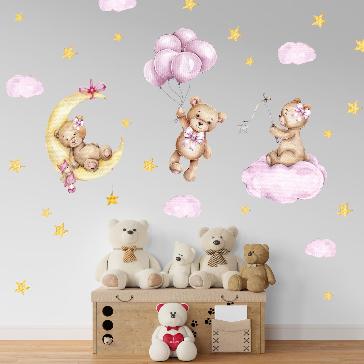 Bears Wall Decals 4.32