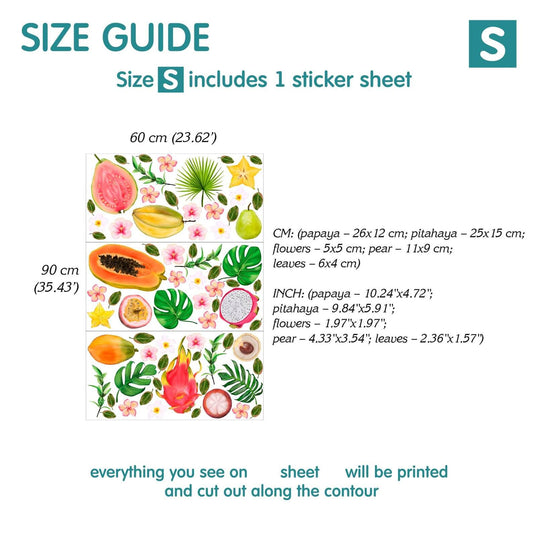 Fruit Wall Decals 4.0