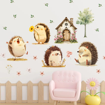 Hedgehog Wall Decals