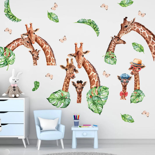 Giraffe Family Wall Decals 1.1