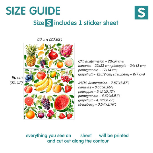 Fruit Wall Decals 3.0