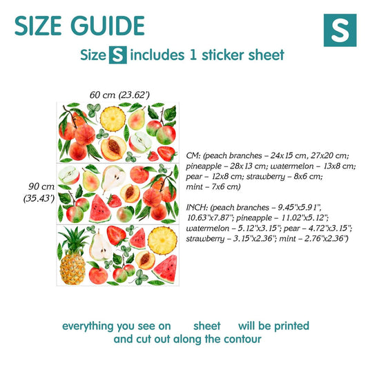 Fruit Wall Decals 2.0