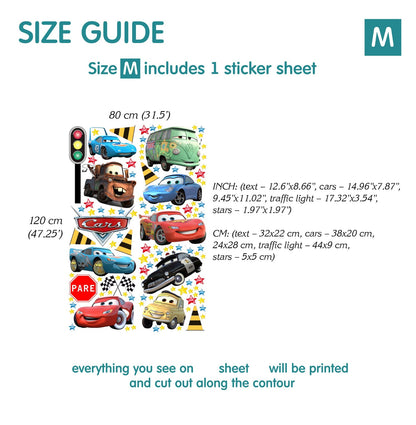 McQueen Cars Wall Decals (2.0)
