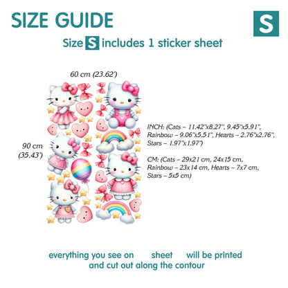 Cats Animal Wall Decals 54.69