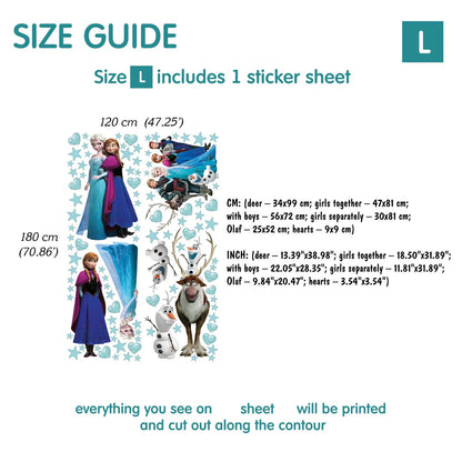 Frozen Wall Decal 1.2