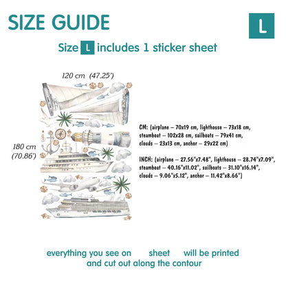 Nautical Wall Decals 14.0