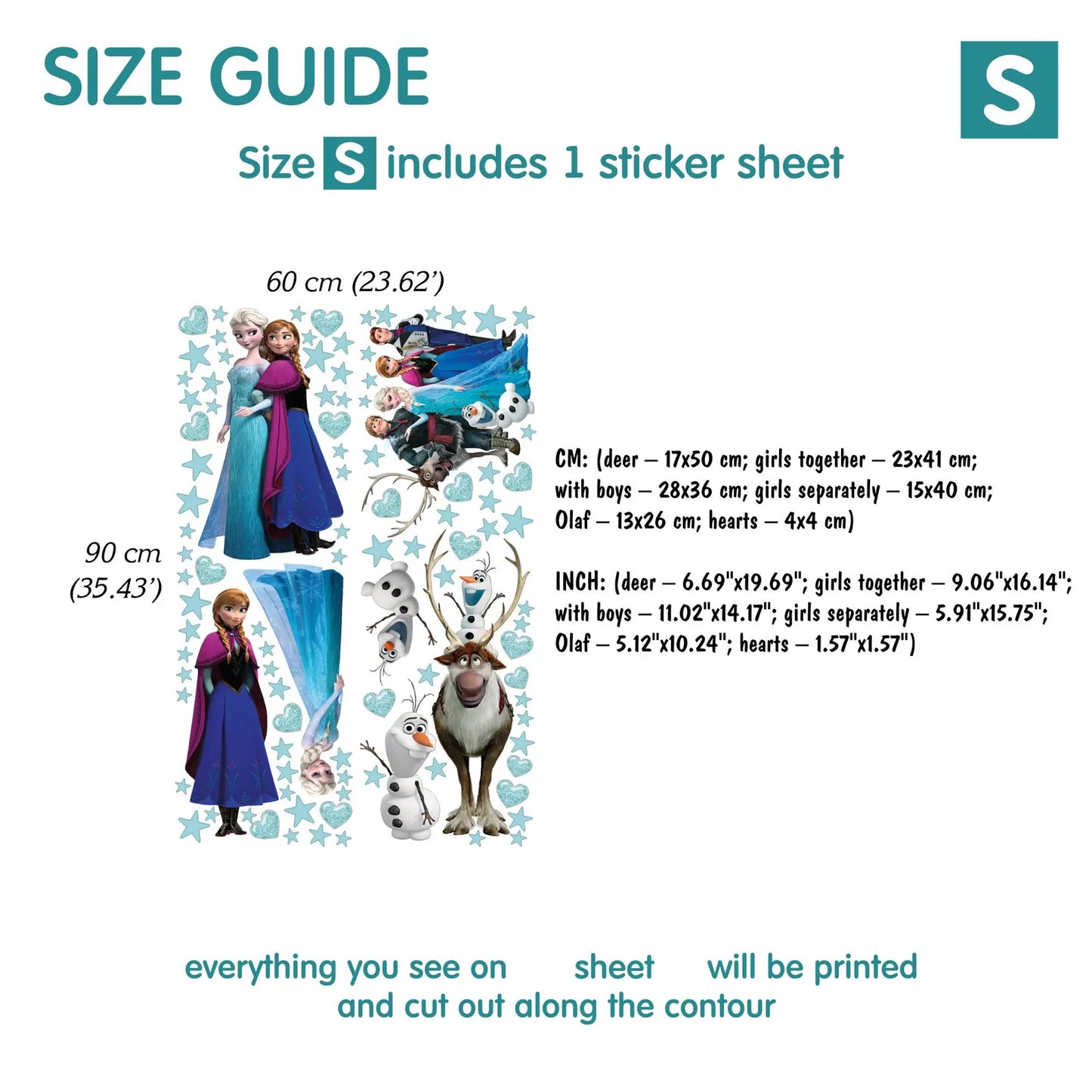 Frozen Wall Decal 1.2