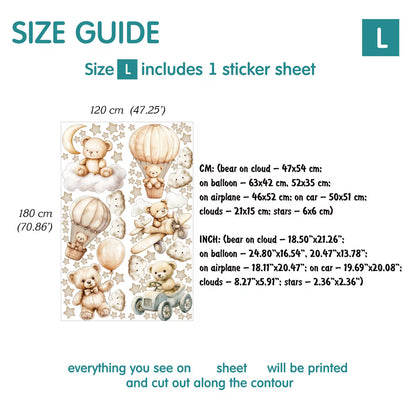 Bear Wall Decals (43.0)