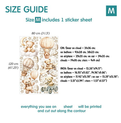 Bear Wall Decals (43.0)