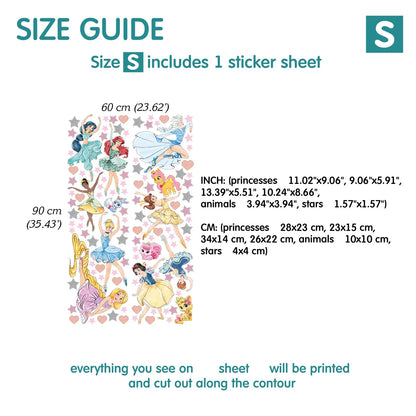 Princess Wall Decal 1.49