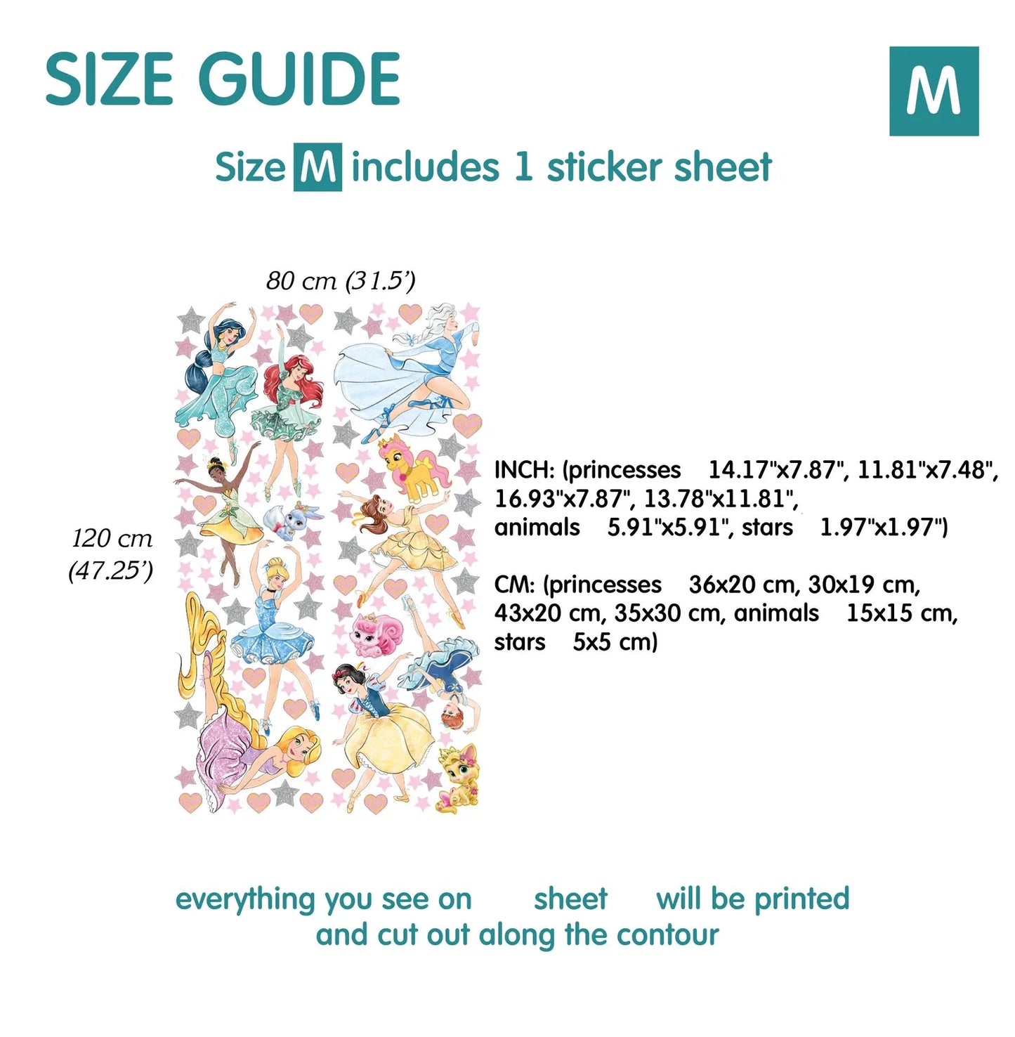 Princess Wall Decal 1.49