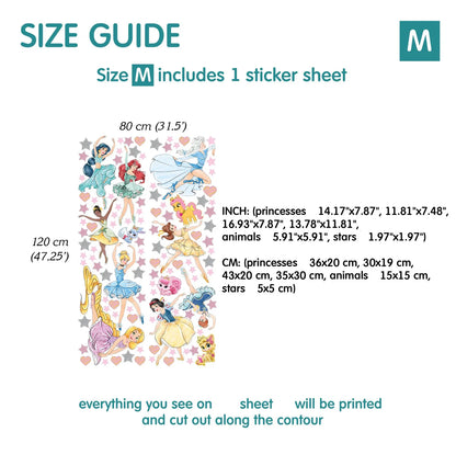 Princess Wall Decal 1.49