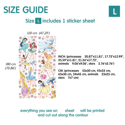 Princess Wall Decal 1.49