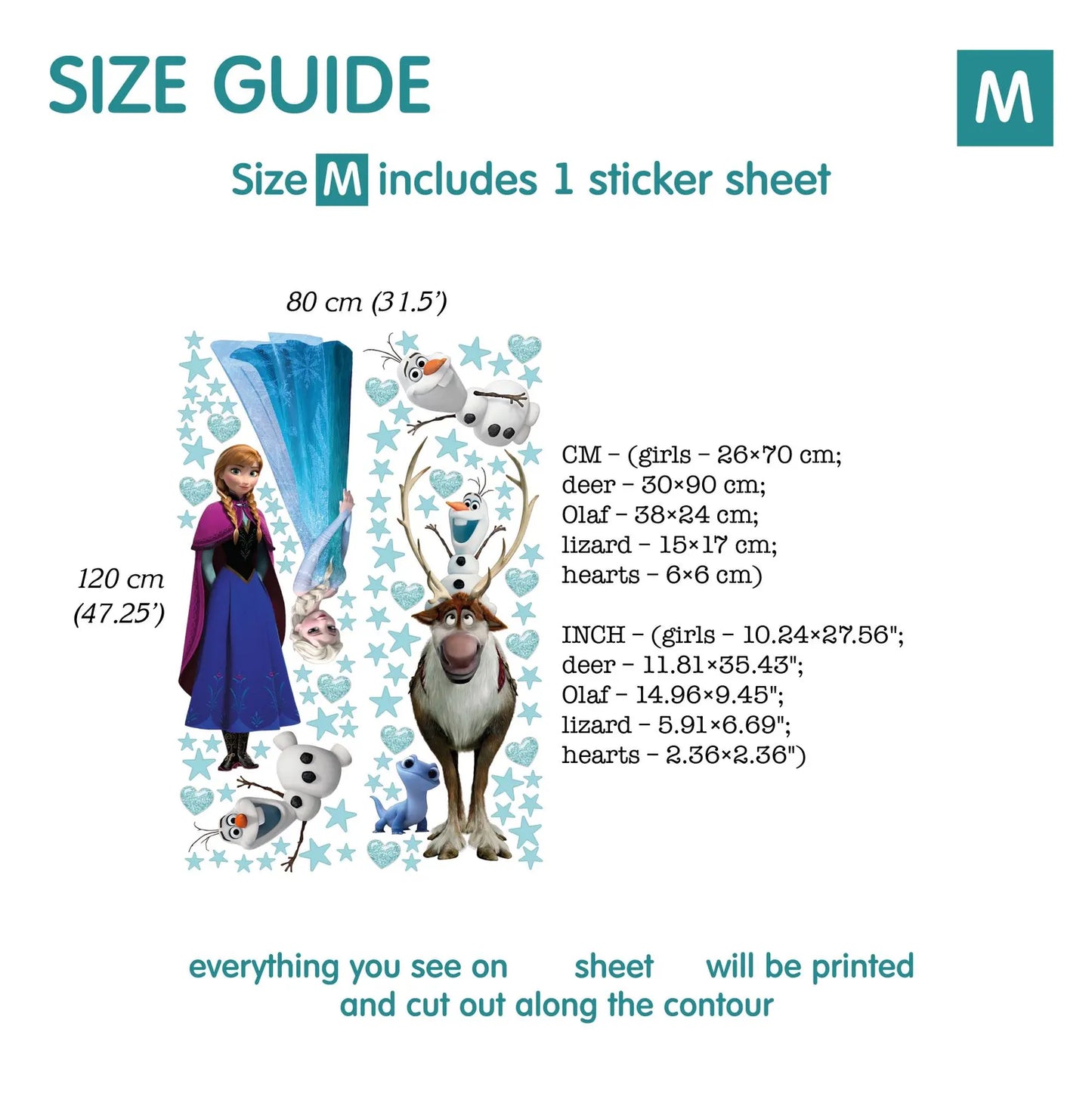 Frozen Wall Decal 1.4