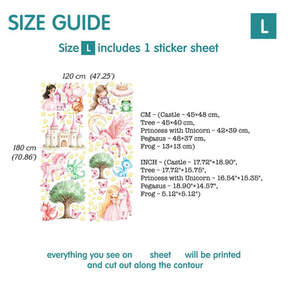 Princess Wall Decal 1.51