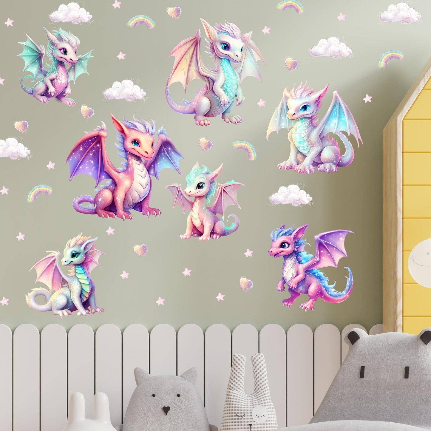 Dragons Wall Decals 2.20