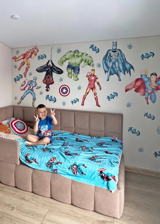 Superhero Wall Decal 1.20