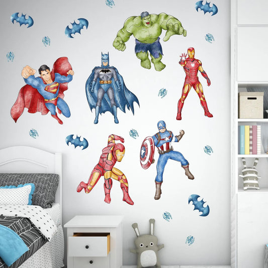 Superhero Wall Decal 1.22