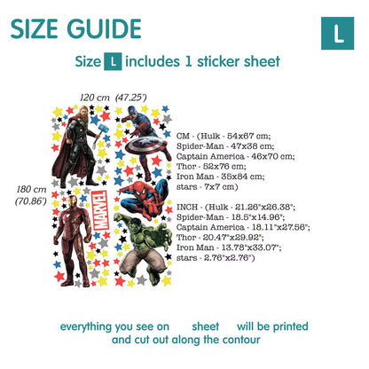 Superhero Wall Decal 1.14