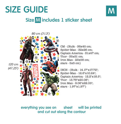 Superhero Wall Decal 1.14