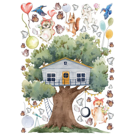 Tree House Wall Decal 1.2