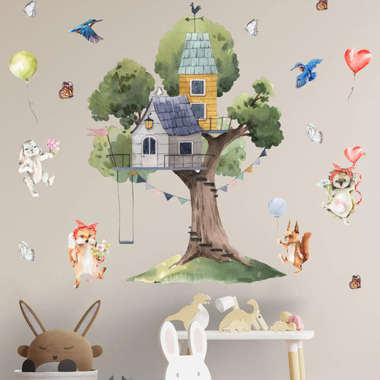 Tree House Wall Decal 1.5